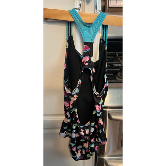 Nike Kids Pool Party Racerback One-Piece Swimsuit L10701 Size Large (12-13 YRS) - Picture 4 of 6